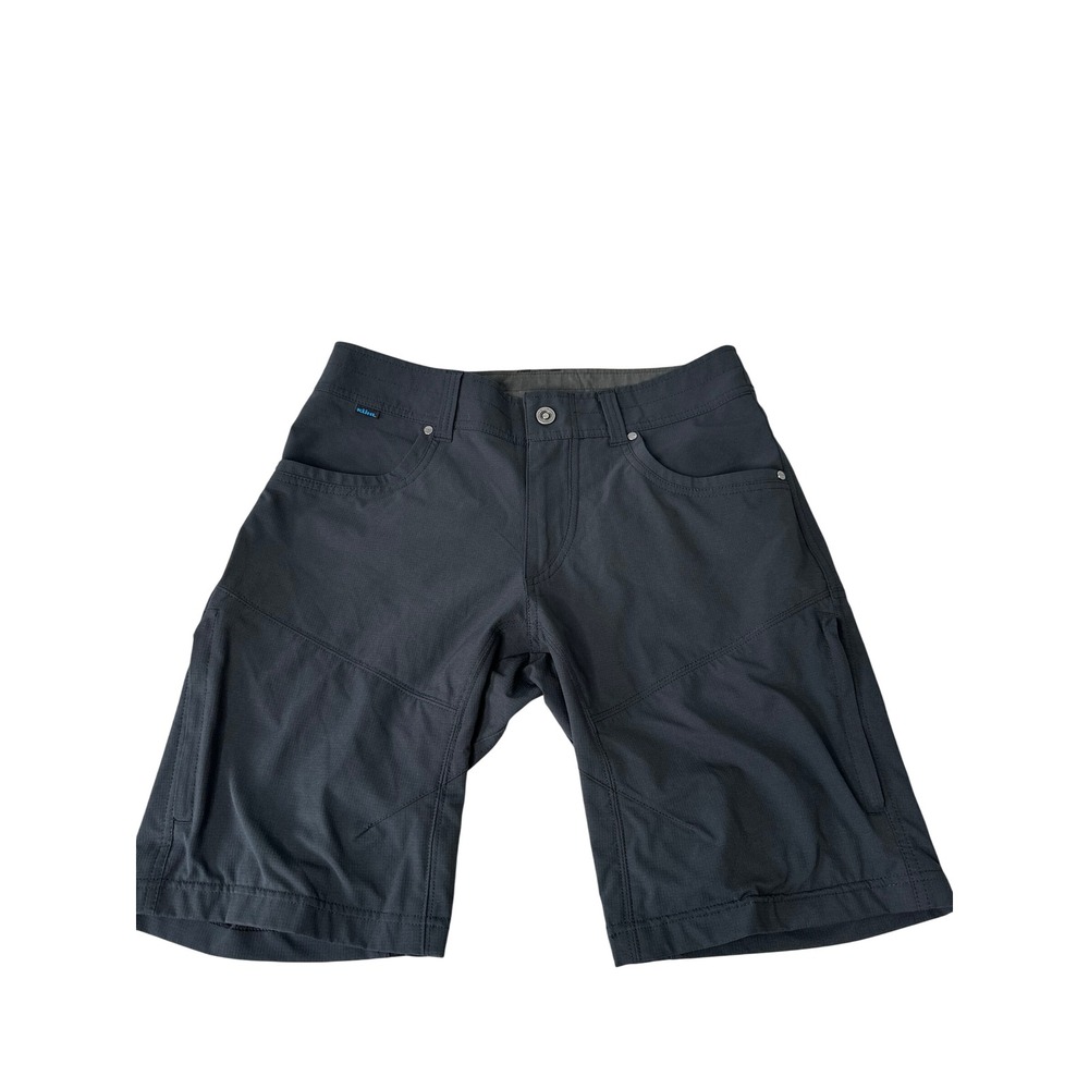 KUHL Silencr Kargo Shorts 32 Charcoal Grey Ripstop Hiking Outdoor Cargo